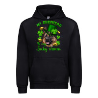 Black st.patrick's day my shepherd is my lucky charm Urban Hoodie - RanaPortraitStore