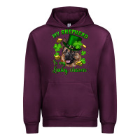 Mauve Wine st.patrick's day my shepherd is my lucky charm Urban Hoodie - RanaPortraitStore