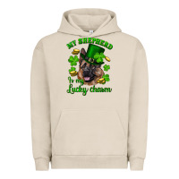 Pigment French Oak st.patrick's day my shepherd is my lucky charm Urban Hoodie - RanaPortraitStore