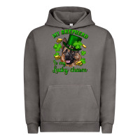 Pigment Tornado st.patrick's day my shepherd is my lucky charm Urban Hoodie - RanaPortraitStore