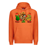 Carrot peace love tacos Premium Hoodie - Zillion Design Studio