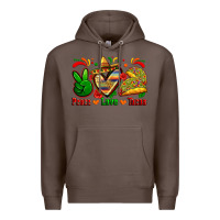 Coffee peace love tacos Premium Hoodie - Zillion Design Studio