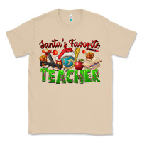 Mushroom Santa's Favorite Teacher Classic Tee - FaDigitalArtStudio