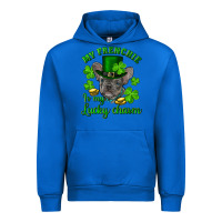 Cobalt st.patrick's day my french bulldog is my lucky charm Urban Hoodie - RanaPortraitStore