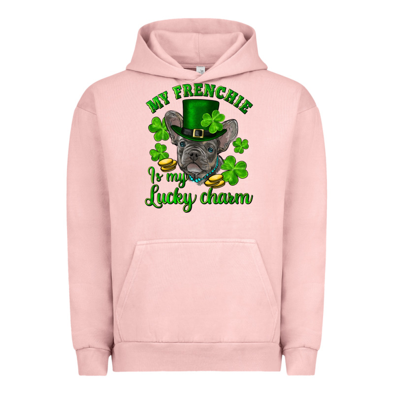 St.patrick's Day My French Bulldog Is My Lucky Charm Urban Hoodie by RanaPortraitStore | Teevron