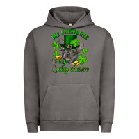 Pigment Tornado st.patrick's day my french bulldog is my lucky charm Urban Hoodie - RanaPortraitStore