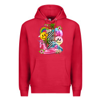 Cardinal summer smile face and beach vibes with rainbow tbw Premium Hoodie - texasbilliewilder
