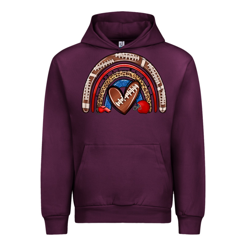 Football Rainbow Urban Hoodie by Zillion Design Studio | Teevron