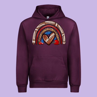 Football Rainbow Urban Hoodie Designed By Zillion Design Studio