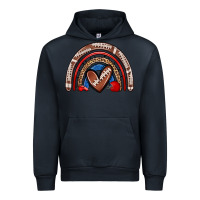 Navy football rainbow Urban Hoodie - Zillion Design Studio