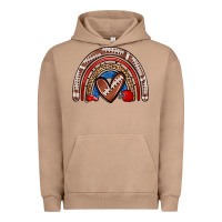 Pigment Burro football rainbow Urban Hoodie - Zillion Design Studio