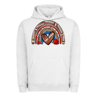 Pigment Lunar Rock football rainbow Urban Hoodie - Zillion Design Studio