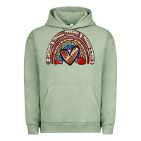Pigment Oil Green football rainbow Urban Hoodie - Zillion Design Studio