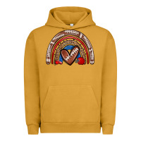 Pigment Peanut Butter football rainbow Urban Hoodie - Zillion Design Studio
