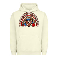 Pigment Pistachio football rainbow Urban Hoodie - Zillion Design Studio