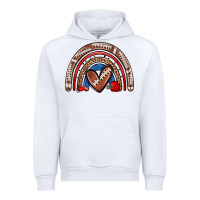 White football rainbow Urban Hoodie - Zillion Design Studio