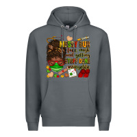 Rock messy bun face mask & getting stuff done  #nurselife Premium Hoodie - Zillion Design Studio