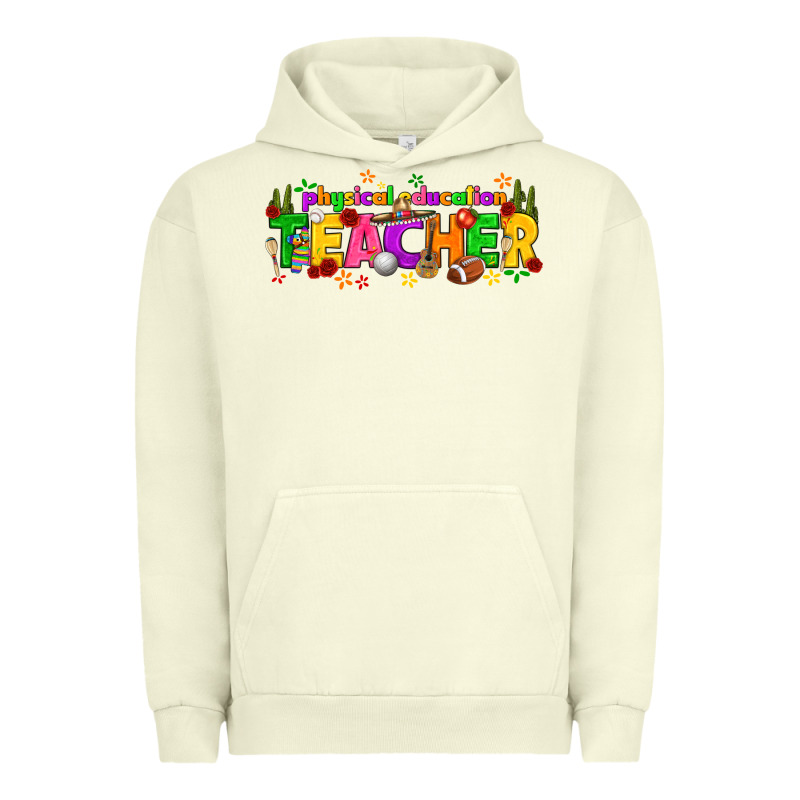 Physical Education Teacher Cinco De Mayo Urban Hoodie by texasbilliewilder | Teevron