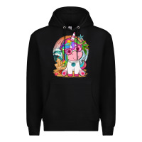 Black summer unicorn tbw Premium Hoodie - texasbilliewilder