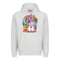 Dove Grey summer unicorn tbw Premium Hoodie - texasbilliewilder