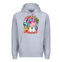 Heather Grey summer unicorn tbw Premium Hoodie - texasbilliewilder