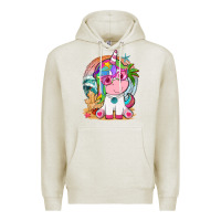 Oatmeal Heather summer unicorn tbw Premium Hoodie - texasbilliewilder