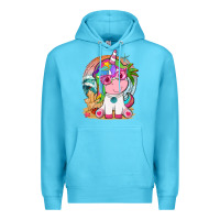 Ocean Blue summer unicorn tbw Premium Hoodie - texasbilliewilder