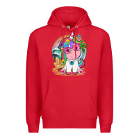 Red summer unicorn tbw Premium Hoodie - texasbilliewilder
