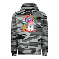 Slate Camo summer unicorn tbw Premium Hoodie - texasbilliewilder