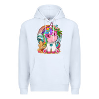 White summer unicorn tbw Premium Hoodie - texasbilliewilder