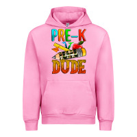 Fuchsia Pink pre k dude Urban Hoodie - texasbilliewilder