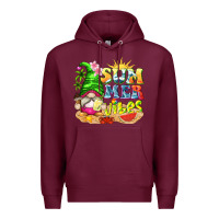 Burgundy summer vibes gnome tbw Premium Hoodie - texasbilliewilder