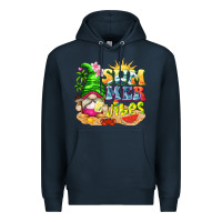 Navy summer vibes gnome tbw Premium Hoodie - texasbilliewilder