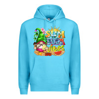 Ocean Blue summer vibes gnome tbw Premium Hoodie - texasbilliewilder