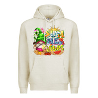 Oatmeal Heather summer vibes gnome tbw Premium Hoodie - texasbilliewilder