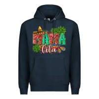 Navy mama cita Premium Hoodie - Zillion Design Studio