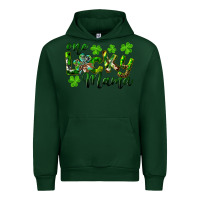 Forest Green st. patrick's day one lucky mama Urban Hoodie - RanaPortraitStore
