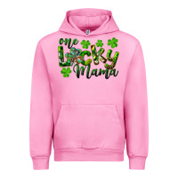 Fuchsia Pink st. patrick's day one lucky mama Urban Hoodie - RanaPortraitStore