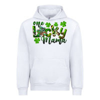 White st. patrick's day one lucky mama Urban Hoodie - RanaPortraitStore