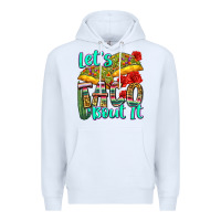 White let's taco bout it Premium Hoodie - Zillion Design Studio