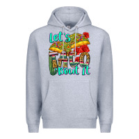 Heather Grey let's taco bout it Premium Hoodie - Zillion Design Studio