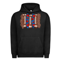 Pigment Black football brushstroke Urban Hoodie - Zillion Design Studio