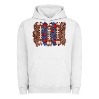 Pigment Lunar Rock football brushstroke Urban Hoodie - Zillion Design Studio