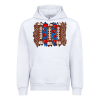 White football brushstroke Urban Hoodie - Zillion Design Studio