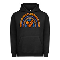 Pigment Black basketball rainbow Urban Hoodie - Zillion Design Studio