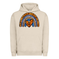 Pigment French Oak basketball rainbow Urban Hoodie - Zillion Design Studio