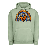 Pigment Oil Green basketball rainbow Urban Hoodie - Zillion Design Studio