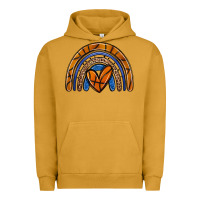 Pigment Peanut Butter basketball rainbow Urban Hoodie - Zillion Design Studio