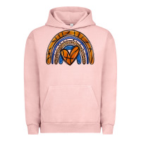 Pigment Salmon basketball rainbow Urban Hoodie - Zillion Design Studio