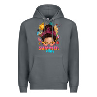 Rock summer vibes messy bun tbw Premium Hoodie - texasbilliewilder